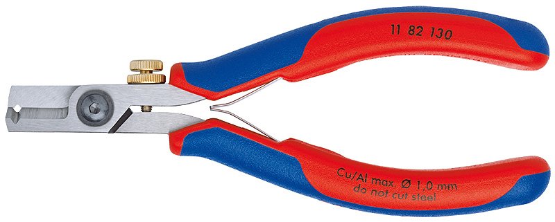 EAN 4003773071648 - Knipex 11 82 130 pelacable Azul, Rojo imagen 1