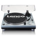 EAN 8711902066675 - Lenco L-3809ME tocadisco Tocadiscos de tracción directa Azul, Metálico Manual imagen 1