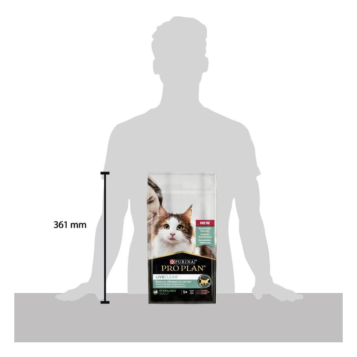 Purina Pro Plan Liveclear Sterilised Adult Bogata W Lososia 1,4kg