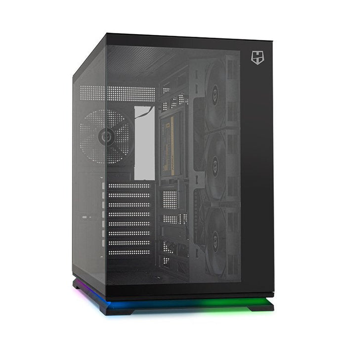 Caja Pc  Nox Atx Semitorre Hummer Galaxy Argb Negra