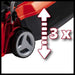 EAN 4006825631869 - Einhell GE-CM 18/30 Li-Solo Cortacésped manual Batería Negro, Rojo imagen 10