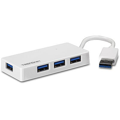 EAN 0710931302394 - Trendnet TU3-H4E hub de interfaz 5000 Mbit/s Blanco imagen 1