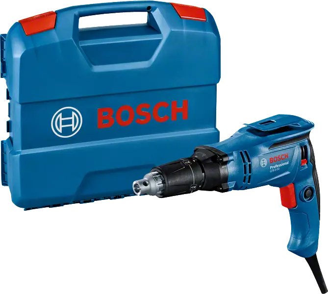 Destornillador  Bosch Professional  Para Paneles De Yeso Gtb 6-50 Professional Azul/Negro, 650 W, En Maletín En Forma De L 06014a2002