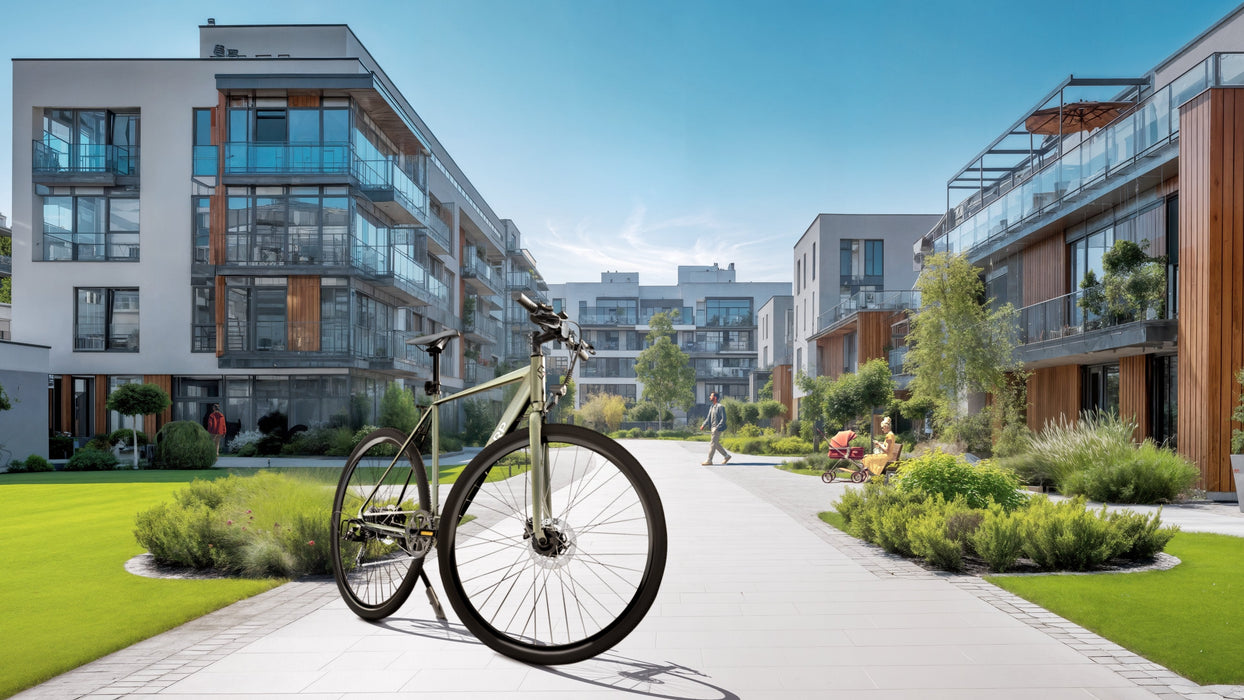 Sharp Gravel E-Bike 250w Motor App 70km GrN Glanz