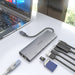 EAN 8435739903612 - AISENS ASUC-8P033-GR base para portátil y replicador de puertos Alámbrico USB 3.2 Gen 1 (3.1 Gen 1) Type- imagen 6