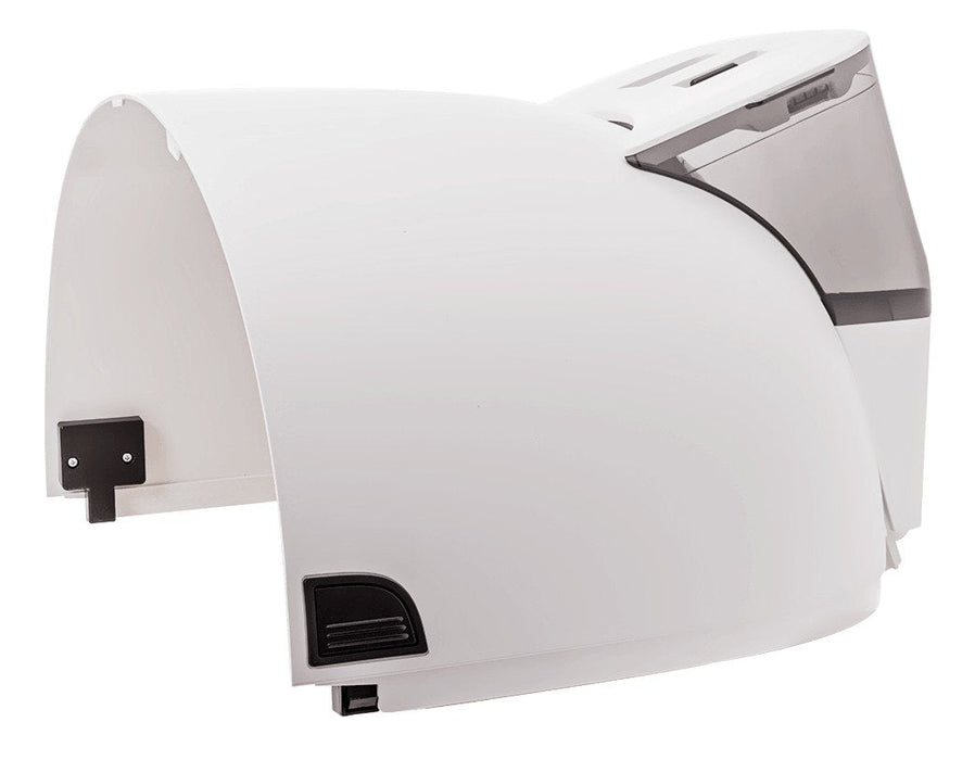 Whisker Litter Hopper W/Bonnet White