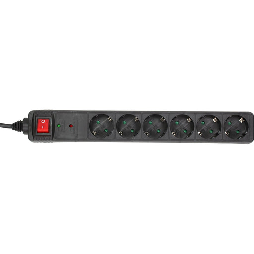 EAN 4043718188277 - InLine 16461P base múltiple 1,5 m 6 salidas AC Negro imagen 2
