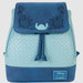 EAN 0671803548572 - Loungefly Stitch Embroidered Floral Drawstring Mini mochila Mochila informal Azul Poliuretano (PU) imagen 1