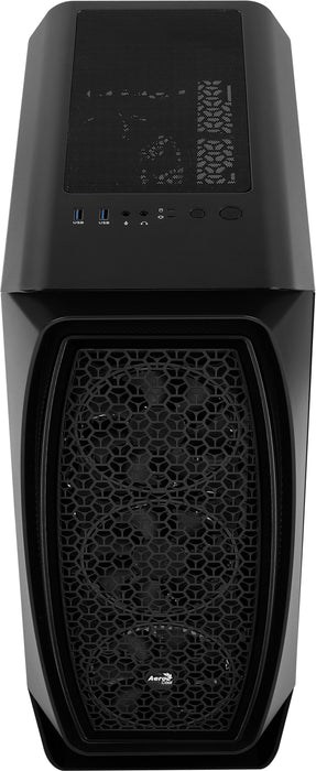 Caja Pc Aerocool Aero One Mini Eclipse Black 2*Usb 3.0 Hd Audio+Mic  Soporta Refrigeración Líquida Micro Atx/ Mini Itx