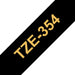 EAN 4977766801904 - Brother TZE-R354 cinta para impresora de etiquetas Oro sobre negro imagen 1