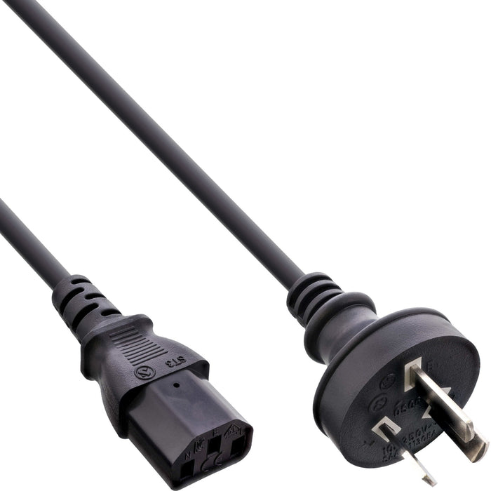35pcs. Bulk-Pack Inline® Power Cable Australia A 3 Pin Iec C13 1.8m