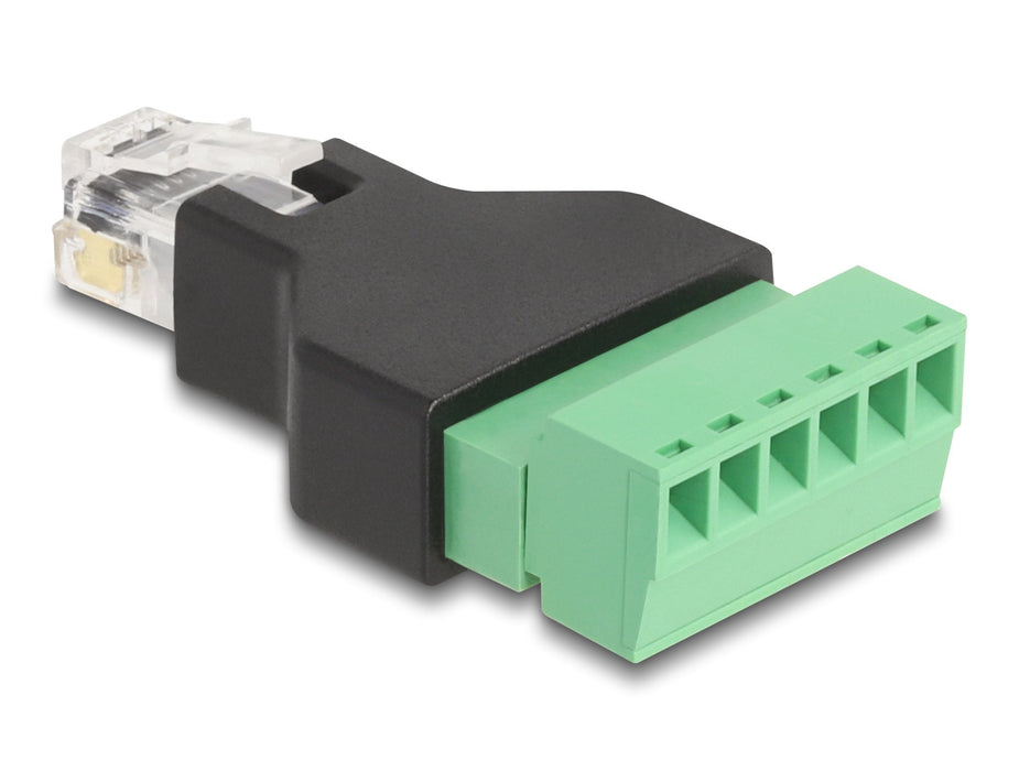 Delock 66590 Adaptador Rj12 Macho A Bloque De Terminales 6 Pines 2 Piezas