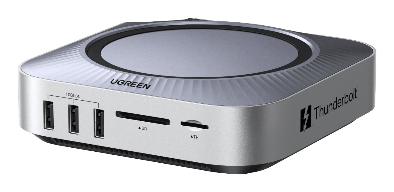 Ugreen Maxidok 10-In-1 Mac Mini Thunderbold 5 Estación De Acoplamiento (Plateado) 85883eu