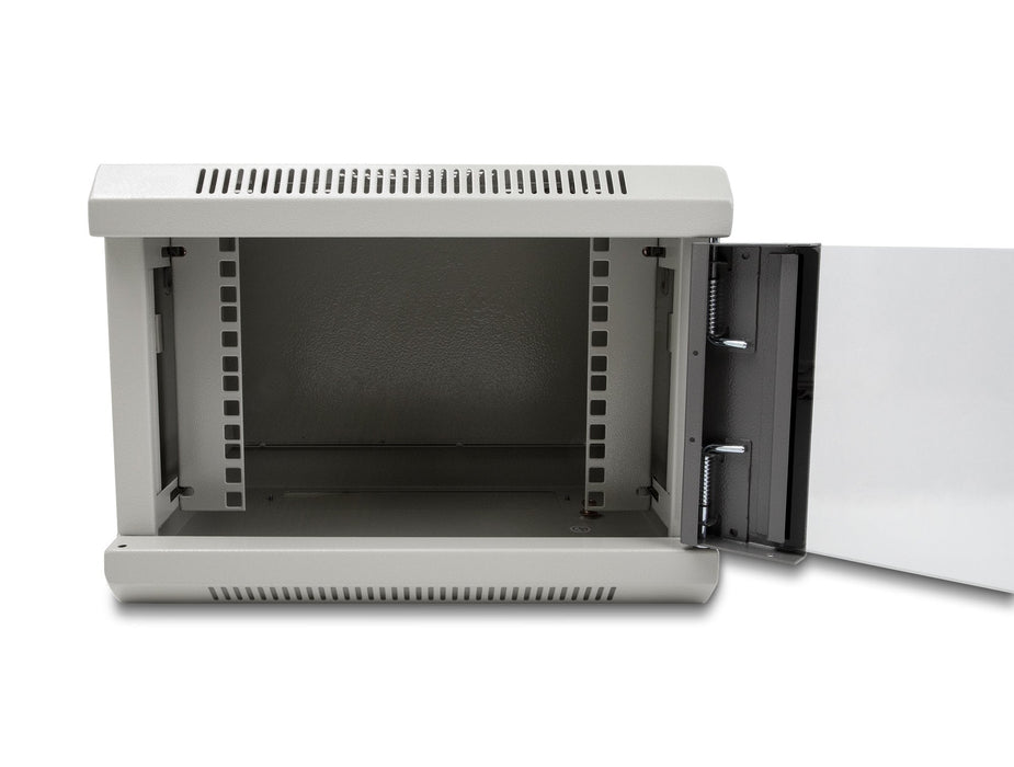 Delock 43416 Gabinete De Red De 10" Con Puerta De Vidrio 4u Gris