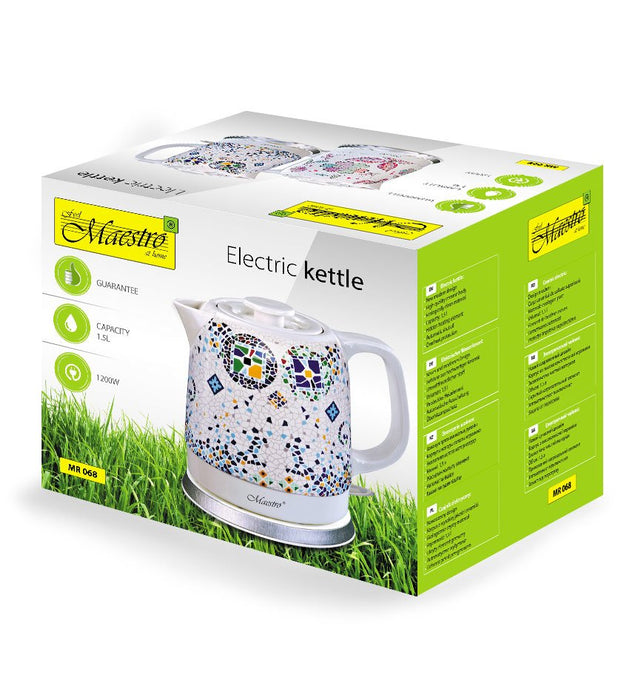 EAN 4820177149588 - Maestro MR-068-FLOWERS tetera eléctrica 1,5 L 1500 W Multicolor imagen 4