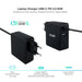 EAN 8433281011984 - TooQ TQLC-USBC65PD adaptador e inversor de corriente Interior 65 W Negro imagen 2