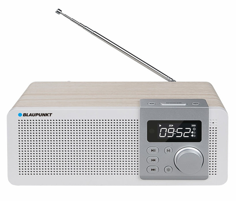 EAN 5901750502255 - Blaupunkt PP14BT radio Portátil Digital Blanco, Madera imagen 1