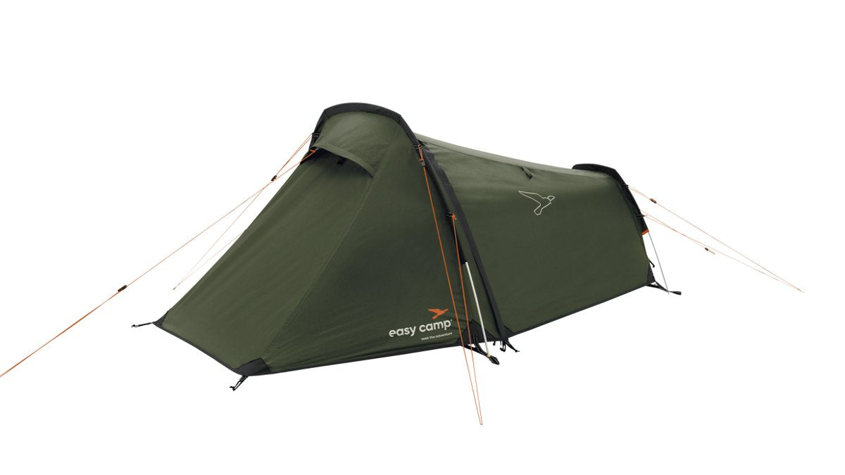 Tienda Túnel Easy Camp Sarek 1 Verde Oscuro/Naranja, Modelo 2025 120467