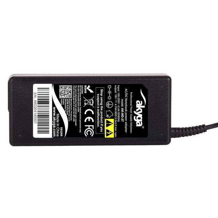 EAN 5901720132390 - Akyga AK-ND-27 adaptador e inversor de corriente Interior 90 W Negro imagen 6