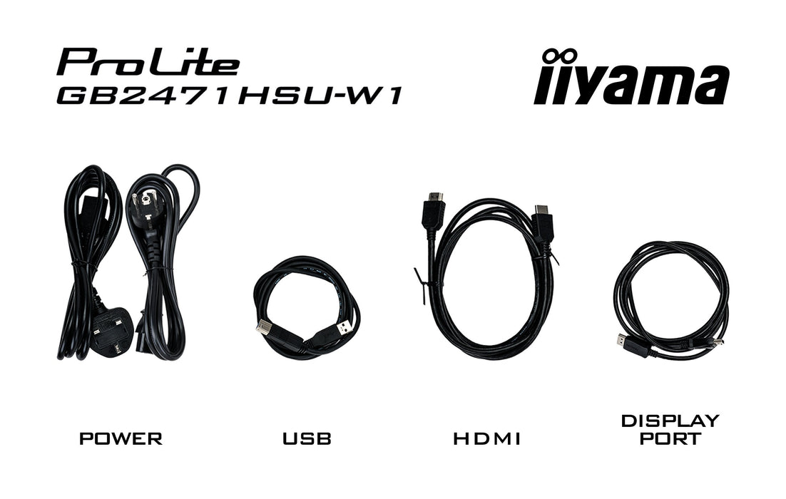 EAN 4948570126361 - iiyama G-MASTER GB2471HSU-W1 pantalla para PC 60,5 cm (23.8") 1920 x 1080 Pixeles Full HD LED Blanco imagen 13