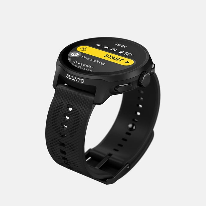 Reloj Deportivo Suunto Run Silicone All Black 1.32 " Gorilla Glass Correa De Silicona