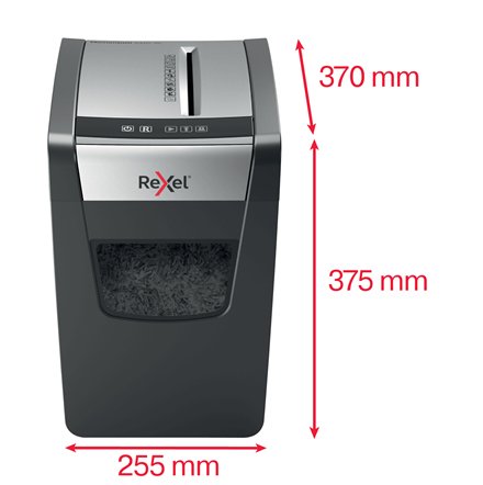 EAN 5028252523301 - Rexel Momentum X410-SL triturador de papel Corte cruzado 62 dB Negro, Gris imagen 4