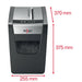 EAN 5028252523301 - Rexel Momentum X410-SL triturador de papel Corte cruzado 62 dB Negro, Gris imagen 4