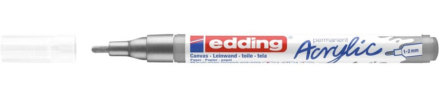 Edding 5300 Acrylstift Plateado 1.0 - 2.0 Mm