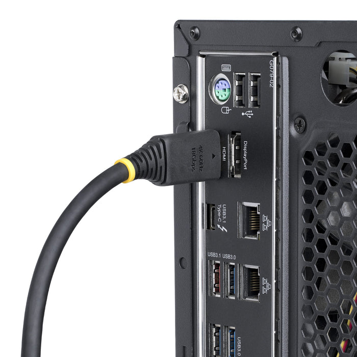 EAN 65030925396 - StarTech.com HDMI2-CABLE-GRIP-50C cable HDMI 0,5 m HDMI tipo A (Estándar) Negro imagen 9