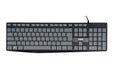 EAN 5903968681272 - iBox IKC2010G teclado Hogar USB QWERTY Inglés Gris, Negro imagen 1