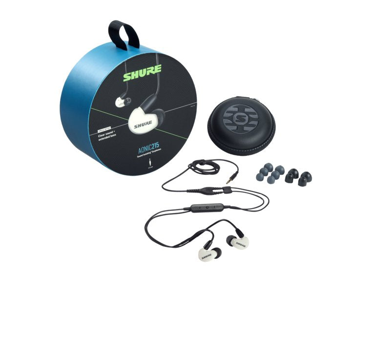 EAN 42406600378 - Shure AONIC 215 Auriculares Alámbrico Dentro de oído Llamadas/Música Translúcido, Blanco imagen 4
