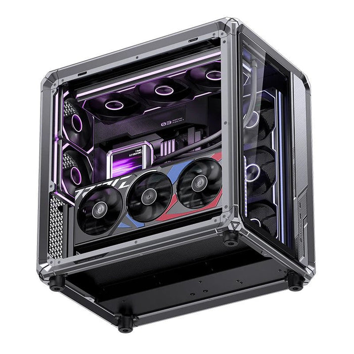 Caja Atx Jonsbo X400 Pro Cristal Templado Curvo Gris