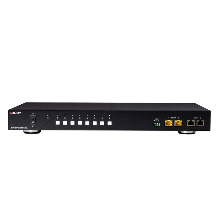 Lindy 8 Port Ipower Switch (32623) (Negro, Intelligente Pdu Mit 8 Mess- Und Schaltbaren Stroratóngängen) 32623