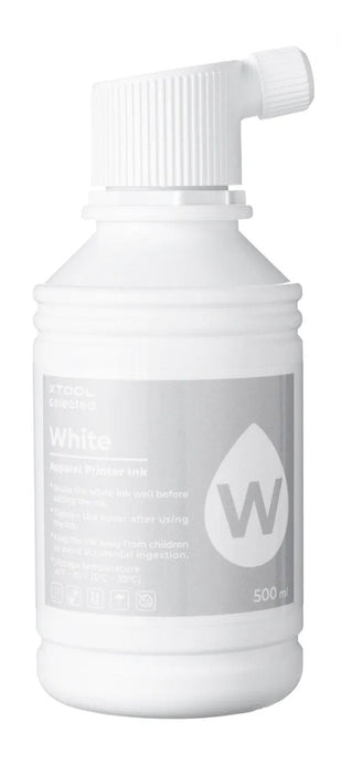 Xtool Selected Apparel Printer Ink - White (500 Ml)