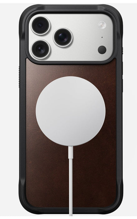 Nomad Rugged Leather Case Iphone 17 Pro Max Rustic Brown Horween