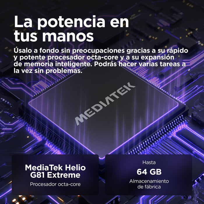 EAN 0840023281570 - Motorola moto e15 16,9 cm (6.67") SIM doble Android 14 Go edition 4G USB Tipo C 2 GB 64 GB 5200 mAh Lavan imagen 8
