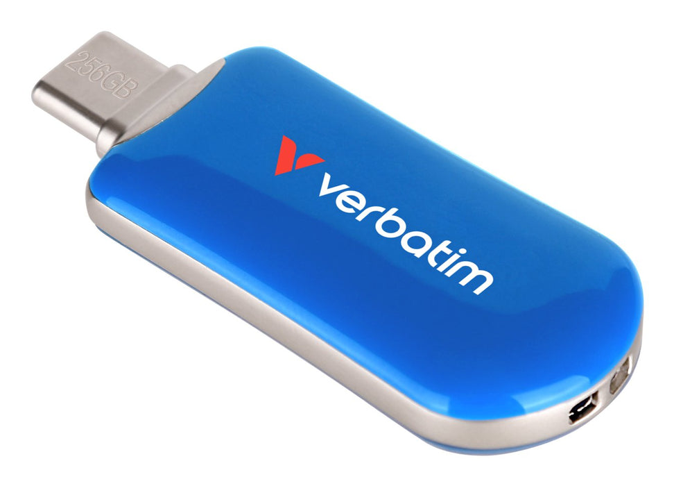 EAN 0023942302346 - Verbatim 30234 unidad flash USB 256 GB USB Tipo C 3.2 Gen 1 (3.1 Gen 1) Azul imagen 3