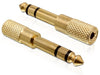 EAN 4043619653614 - DeLOCK 65361 cambiador de género para cable 6.35 mm 3.5 mm Oro imagen 1