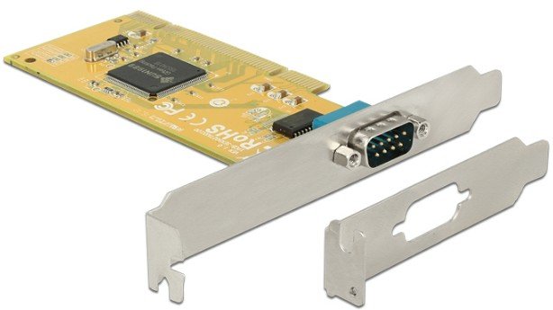 Delock 89592 Tarjeta Y Adaptador De Interfaz Interno Rs-232 Pci, Rs-232, Pci 3.0, Rs-232, Plata, Pc