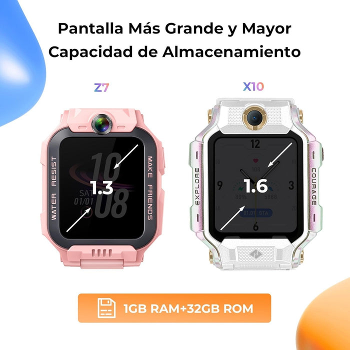 Imoo Watch Phone X10 Grau Kinder Smart-Watch