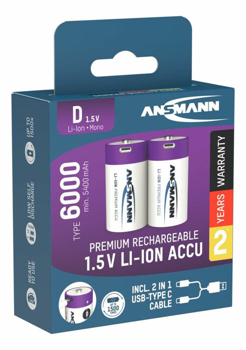 EAN 4013674193998 - Ansmann 1314-0005 pila doméstica Batería recargable D Ión de litio imagen 17