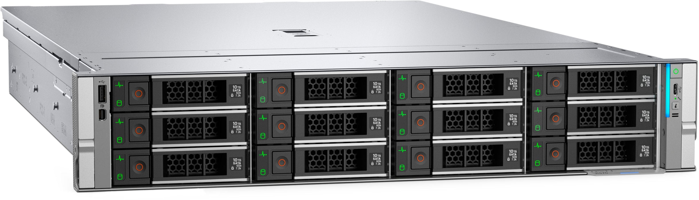 Poweredge R570 Smart Selection 6x2.5  6507p 1x32gb 1x960gb Ssd Sata 2x1100w H965i 3yr Basic Nbd