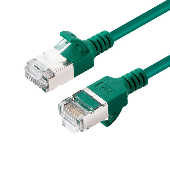 EAN 5715063027608 - Microconnect V-FTP6A005G-SLIM cable de red Verde 0,5 m Cat6a U/FTP (STP) imagen 1