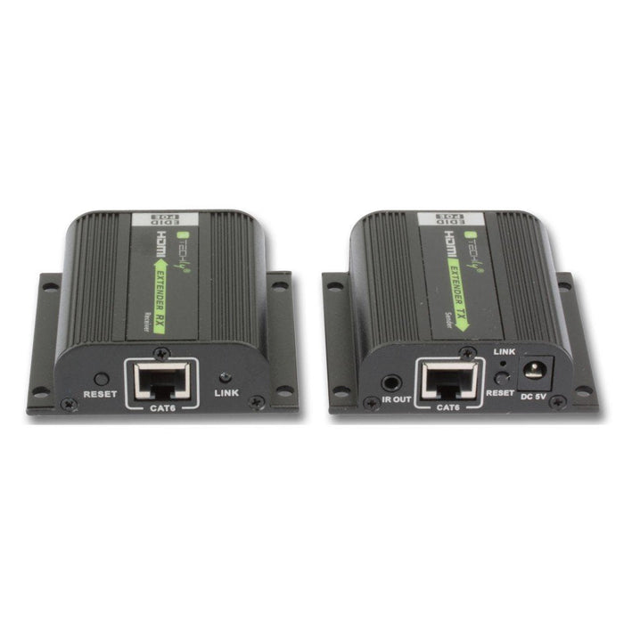 Techly 100709 Extensor Hdmi Por Cable Cat6 / 6a / 7 Hasta 40m 1080p Poe Edid Ir