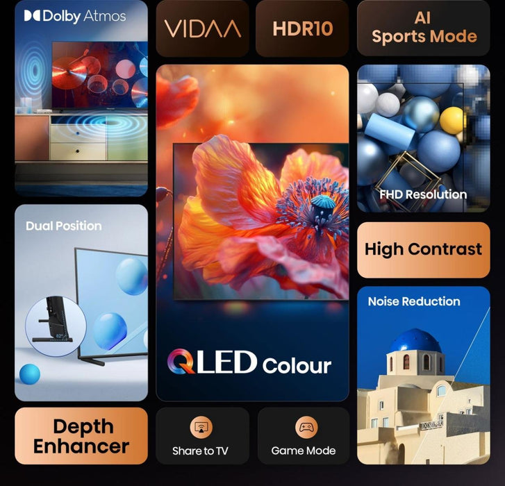 EAN 6942351418315 - Hisense 40A5Q 101,6 cm (40") Full HD Smart TV Wifi Negro imagen 4