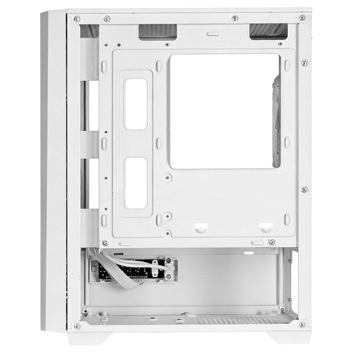 Caja Pc  Micro Atx Mars Gaming Mc-Vectorw Gpu Max 282mm Cristal Templado Mesh Argb Usb-C Blanco