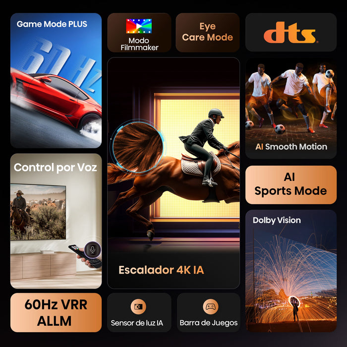 EAN 6942351415628 - Hisense 43A6Q 109,2 cm (43") 4K Ultra HD Smart TV Wifi Negro 300 cd / m² imagen 5