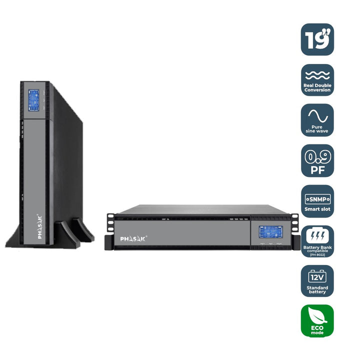 EAN 5605922026944 - Phasak PH 9315 sistema de alimentación ininterrumpida (UPS) Doble conversión (en línea) 1,5 kVA 1350 W 4  imagen 6
