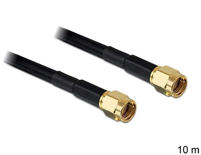 Delock Cable De Antena Rp-Sma Macho > Rp-Sma Macho Lmr195 10 M