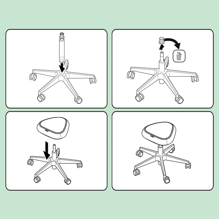 Leitz Ergo Active Hocker Negro